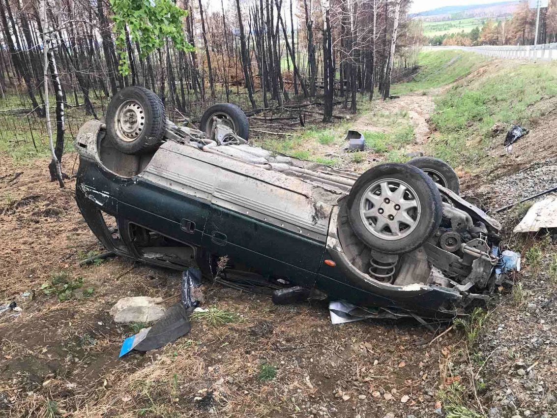 Два пьяных водителя за сутки перевернулись в Забайкалье на федеральной трассе quot;Б
