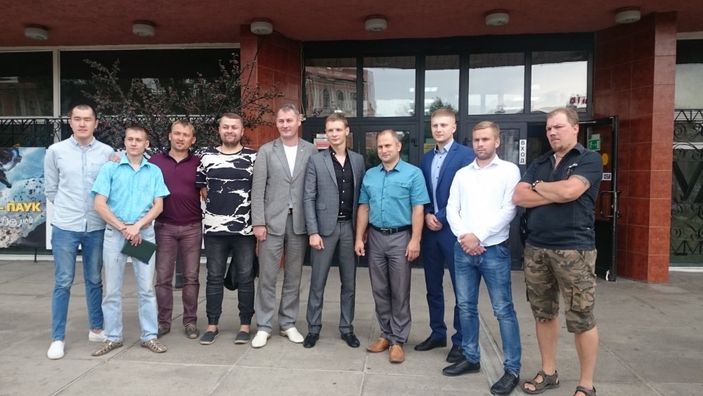 Члены Союза кинематографистов Забайкальского края после первого заседания 17 июля 2017 года.