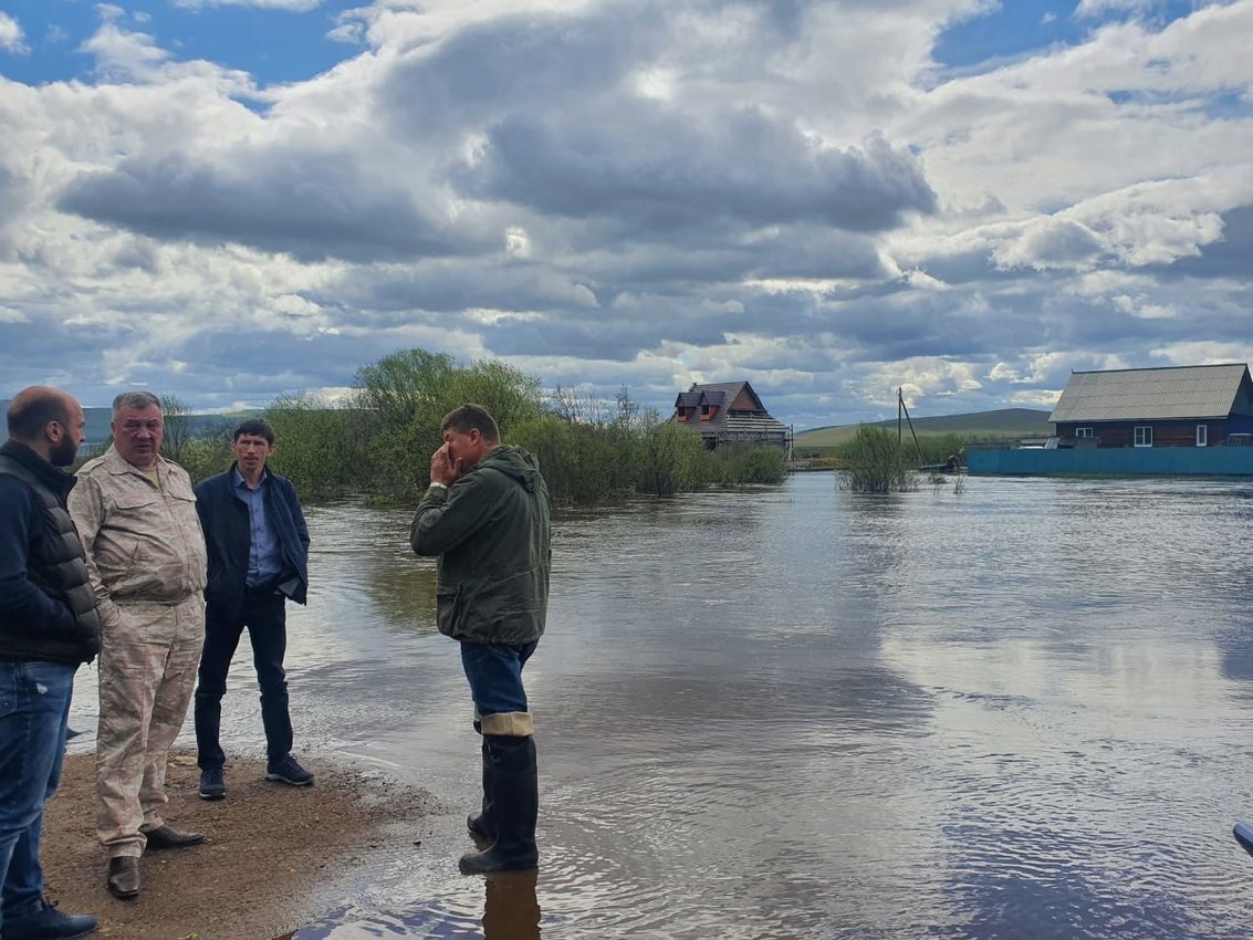 Уровень воды в затопившей Газимуро-Заводский район реке снизился
