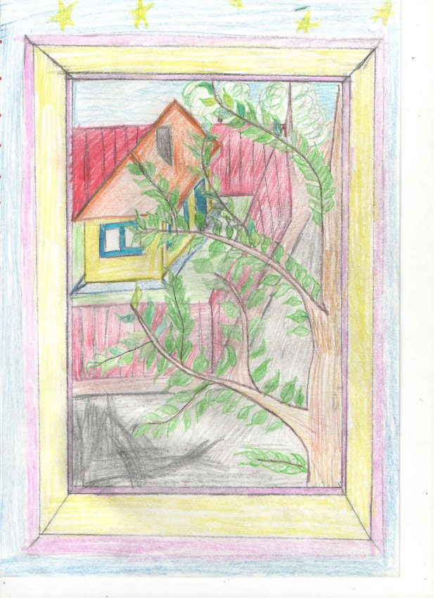 Bp vjtuj jryf 3. Рисунок на тему вид из окна. Рисунок окно в природу. Вид из моего окна рисунок. Вид из окна рисунок легкий.