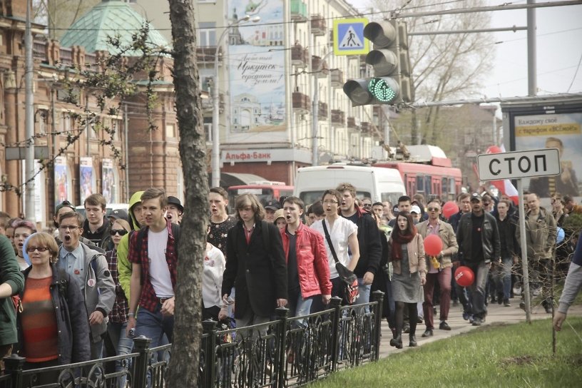 Защита оспорила штраф в 150 тыс. руб. члену штаба Навального в Иркутске за шествие 5 мая